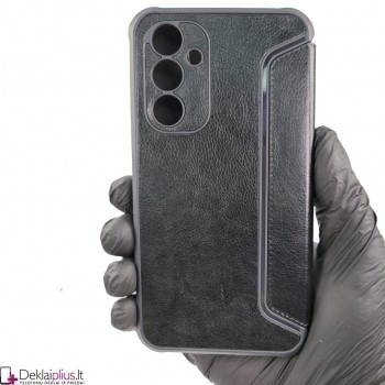 Razor odinis atverčiamas dėklas - juodas (Samsung A54 5G) Razor odinis atverčiamas dėklas - juodas (Samsung A54 5G)